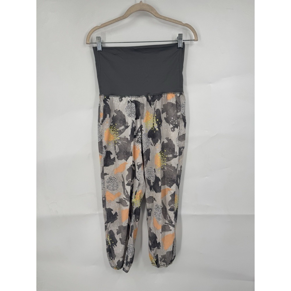 Lululemon OM Pant Women 4 Colorful Crop Mini‎ Art Pop Print Athleisure Yoga Gym